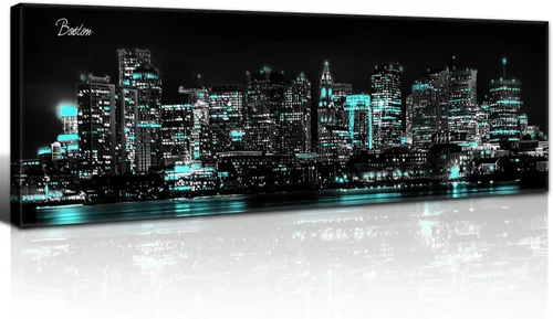 Vista 24 de Arte de Pared de Arizona para Oficina Decoración Negro y Blanco Imágenes de Paisaje Urbano de Tucson para Dormitorio Impresiones en Lienzo