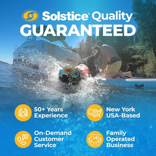 Vista 8 de SOLSTICE Inflatable Pup Plank, Dog Water Ramp for Boats & Docks, Boost Step