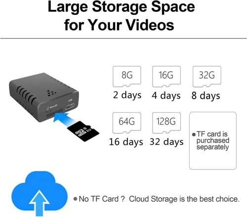 Vista 8 de Cámara inalámbrica WiFi más pequeña, HD1080P Mini cámara de batería, cámara portátil inteligente para bebé con grabación de video