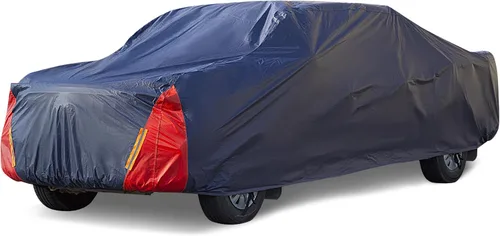 Vista 16 de Funda de coche impermeable de 2 puertas, para todo tipo de clima para automóviles, cubierta completa para exteriores con protección contra lluvia