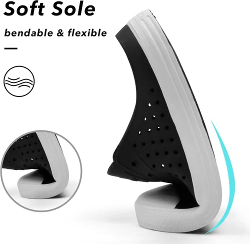 Vista 5 de SAGUARO Zuecos de jardín para mujer y hombre, zapatos casuales unisex de secado rápido, sandalias antideslizantes de verano para playa