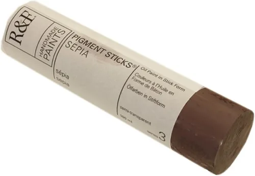 Vista 76 de R&F Handmade Paints - Pigmento profesional al óleo en barra, naranja lizarina, 6.4 fl oz