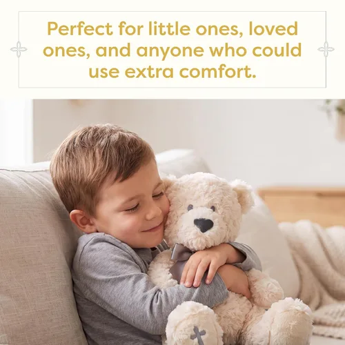 Vista 5 de DEMDACO The Lord's Prayer Bear - Peluche religioso, suave, secado al aire