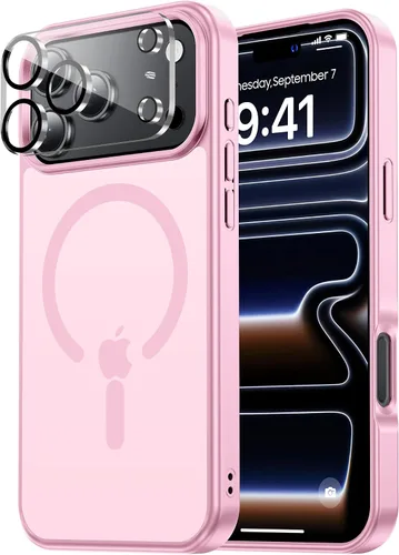 Vista 22 de Tigowos Funda Magnética para iPhone Air Compatible con MagSafe Resistente a Caídas de 16 Pies Cubierta Trasera con Sensación de Piel Mate a Prueba