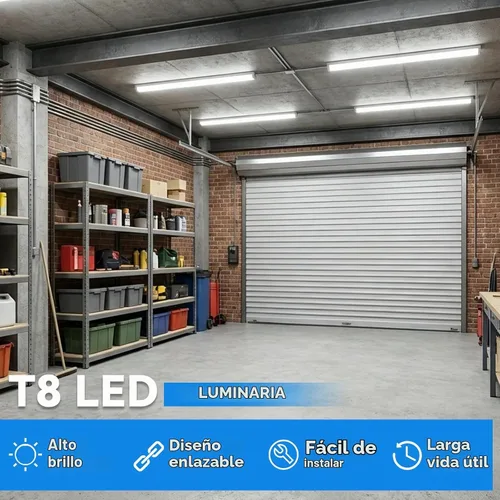 Vista 4 de SHOPLED Luz LED para tienda de 4 pies, 50 W 5000 K luz blanca diurna