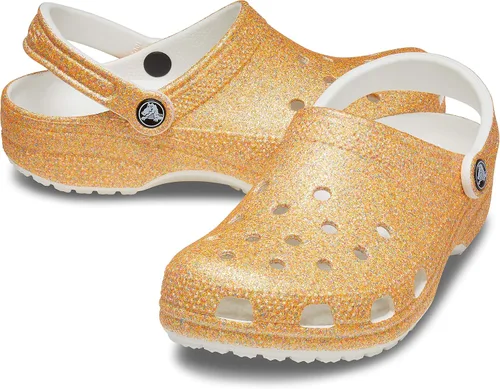 Vista 7 de Crocs Zuecos clásicos unisex con purpurina para adultos