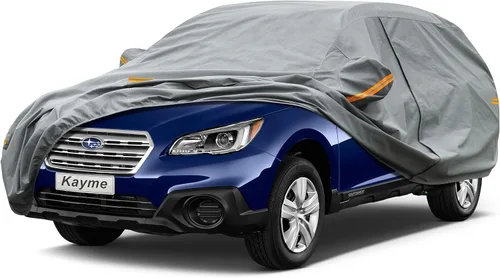 Vista 239 de Kayme Funda de Coche de Servicio Pesado Impermeable para Todo Tipo de Clima, Ajuste Personalizado para Tesla Model S, Cubierta Exterior Completa
