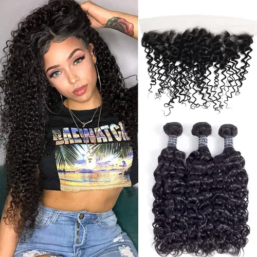 Vista 22 de Amella Extensiones de cabello brasileño de onda profunda de 14 pulgadas, 100% sin procesar, 1 paquete de cabello ondulado profundo, paquetes
