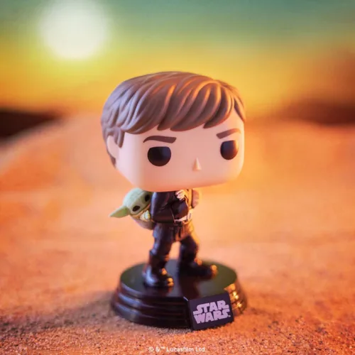 Vista 2 de Funko Star Wars: El Libro de Boba Fett - Luke Skywalker & Grogu Training