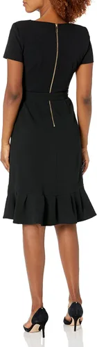 Vista 2 de Calvin Klein vestido de manga tulipán para mujer