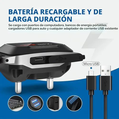 Vista 5 de DOG CARE Collar recargable para ladridos de perro con control inteligente de ladridos, vibración, sonido eficaz, modos de entrenamiento de choque