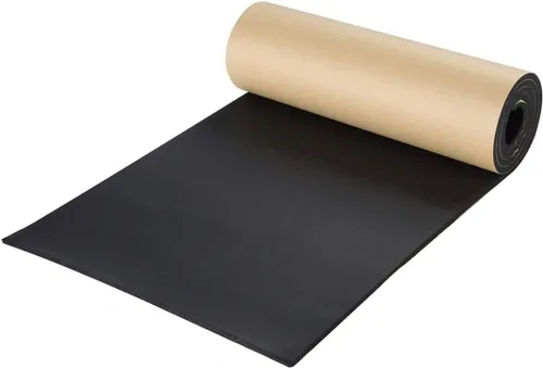 Vista 8 de NATGAI Esponja de neopreno con adhesivo de lámina de goma de espuma de 1/2" de espesor x 12" de ancho x 54" de largo, cortada a múltiples
