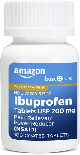 Vista 6 de Amazon Basic Care Tabletas de ibuprofeno de 200 mg, analgésico/reductor de fiebre, 100 unidades (el embalaje puede variar)