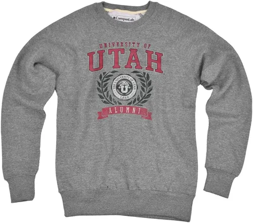 Vista 9 de Campus Lab Collegiate Classic Alumni Seal - Sudadera unisex con cuello redondo para adultos
