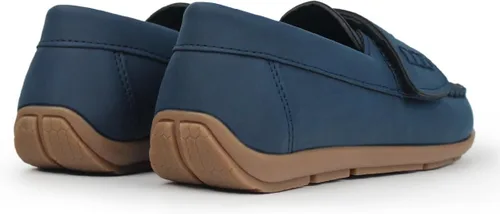 Vista 6 de Hawkwell Mocasines para niños, estilo informal, para la escuela (tallas chicas)