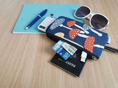 Vista 4 de Tainada Bolso de mano para teléfono para mujer, con doble cremallera, cartera para iPhone 15 Pro Max, 15 Plus, Samsung S23+