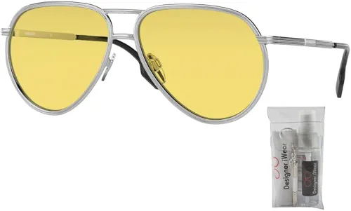 Vista 2 de BURBERRY Scott BE3135 Pilot Sunglasses for Men BUNDLE With Designer iWear Complimentary Eyewear Kit