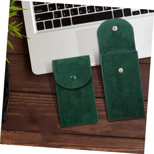 Vista 9 de Holibanna Bolsa de reloj para hombre, bolsa de tela para reloj, bolsa de joyería portátil, soporte de pendientes para relojes, joyería decorativa