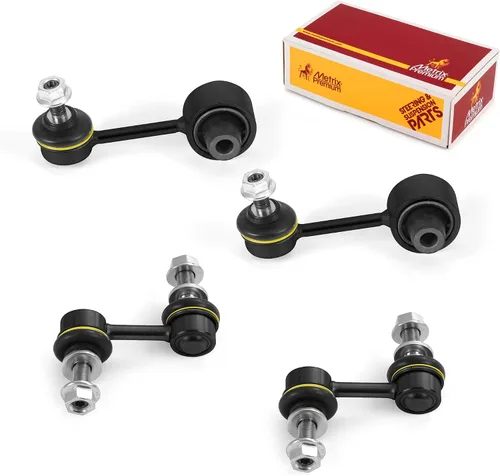 Vista 12 de Metrix Premium Chassis Parts - Kit de 4 piezas de barra estabilizadora delantera y trasera con enlace de extremo de barra estabilizadora para Ford