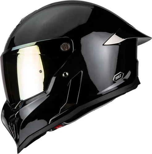 Vista 11 de HAX Casco de motocicleta de cara completa para hombres y mujeres adultos, certificado DOT y ECE 22.06, casco de motocross de ventilación avanzada