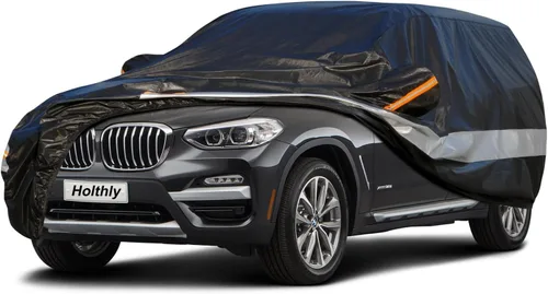 Vista 42 de Funda para Automóvil de 10 Capas Impermeable para Todo Clima para Coupé Hatchback, 100% Impermeable Fundas para Automóvil de Exterior Ajuste