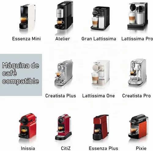 Vista 6 de 10 cápsulas reutilizables para Nespresso OriginalLine - 300 tapas de aluminio con 10 cápsulas de café recargables compatibles con la máquina