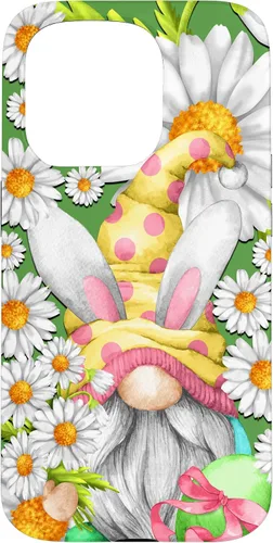 Vista 14 de Funny Easter Gnome Graphic for Women Teachers and Daisy Mom Case for iPhone 17