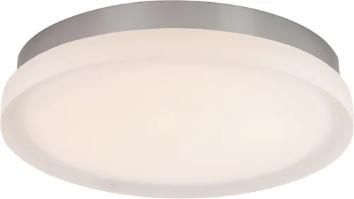 Vista 7 de WAC Lighting Slice - Montaje empotrado redondo LED de 15 pulgadas, 2700 K en níquel cepillado