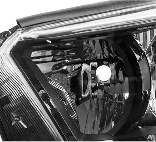 Vista 4 de Faro delantero transparente carcasa negra para Toyota 4Runner 2010