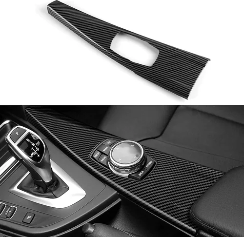 Vista 11 de Funda para reposabrazos de automóvil, caja de almacenamiento de tapa de color carbono, ajuste ABS para BMW F30 2012 2013 2014 2015 2016 2017 2018