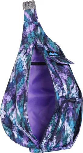 Vista 3 de KAVU Paquete de cabestrillo de cuerda original con correa de hombro de cuerda ajustable - Glacier Ikat, Glaciar Ikat, Classic