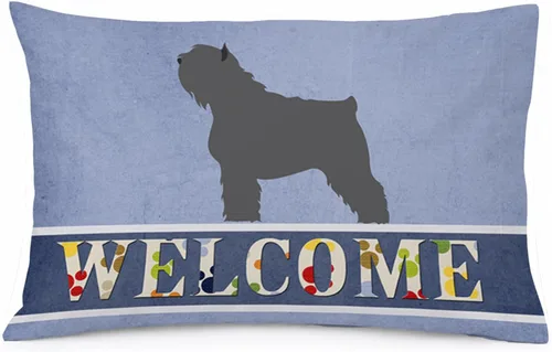 Vista 99 de Caroline's Treasures BB8334PILLOWCASE AIDI Atlas Mountain Dog - Funda de almohada estándar, color azul, ligera, súper suave, de fácil cuidado