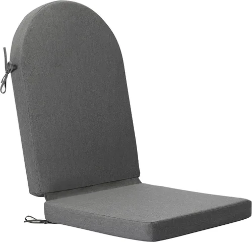 Vista 10 de WestinTrends Adirondack - Cojín para silla mecedora, resistente a la intemperie, con respaldo alto, color beige