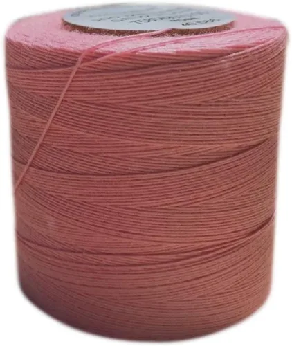 Vista 4 de Hilo de coser multiusos TEX 40 100% algodón orgánico, carrete de 1,640.4 ft, color camello