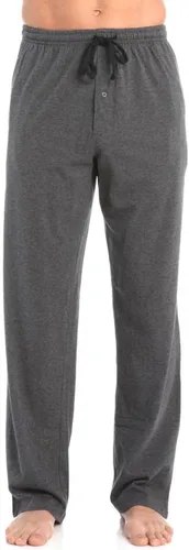 Vista 2 de Hanes Pantalón de pijama de punto sólido para hombre (paquete de dos pares)