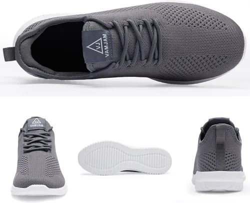 Vista 3 de BXYJDJ Zapatos deportivos para correr para hombre, para caminar, atléticos, gimnasio, fitness, deportes, ligeros, informales, para trabajo, correr