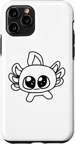 Vista 10 de Funda para disfraz de cumpleaños para iPhone 14 con diseño de ajolote kawaii para niñas y niños