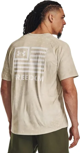 Vista 2 de Under Armour Freedom Tech - Camiseta de manga corta de camuflaje