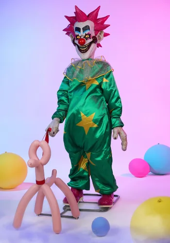 Vista 5 de Decoración Animada 5.8FT Spikey Killer Klowns from Outer Space - Tekky Multicolor