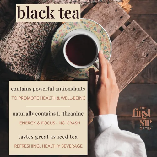 Vista 5 de Earl Grey té negro, 16 unidades, bolsas de té, 1oz, The Spice Hut (SHBX111)