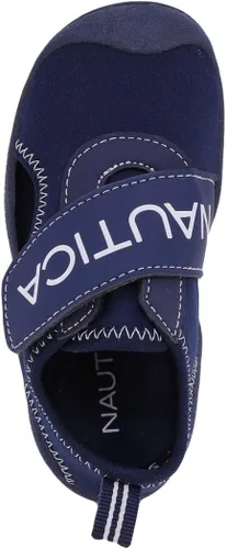 Vista 4 de Nautica Zapatos acuáticos protectores para niños, sandalias deportivas cómodas con punta cerrada para niños y niñas