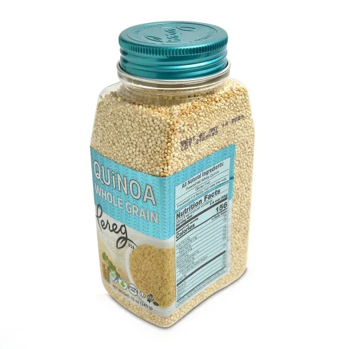 Vista 6 de Pereg Quinoa blanca de grano entero (12 onzas x 6 unidades) Ancient Superfood granos de quinua prelavados Sin OMG, vegano y sin gluten