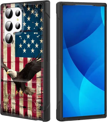 Vista 51 de Funda para Galaxy S25, de doble capa, resistente, a prueba de golpes, con soporte, funda protectora militar a prueba de caídas para Samsung Galaxy