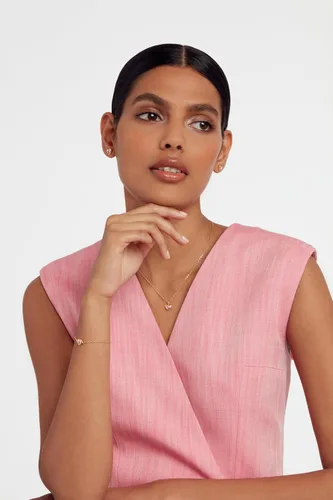 Vista 4 de Ted Baker Collar con colgante de corazón de cristal Hannela de Londres para mujer