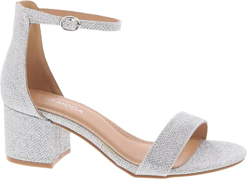 Vista 12 de TOP Moda Darcie-1 Sandalias de Tacón Alto Elegantes con Correa al Tobillo, Suela Antideslizante, Para Bodas, Fiestas, Graduación, Ropa de Noche