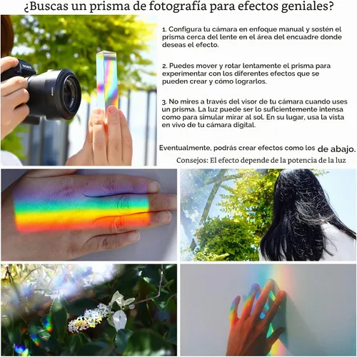 Vista 5 de Juego de 3 prismas de cristal equilátero de 1 ", 2" y 4" prisma triangular de cristal