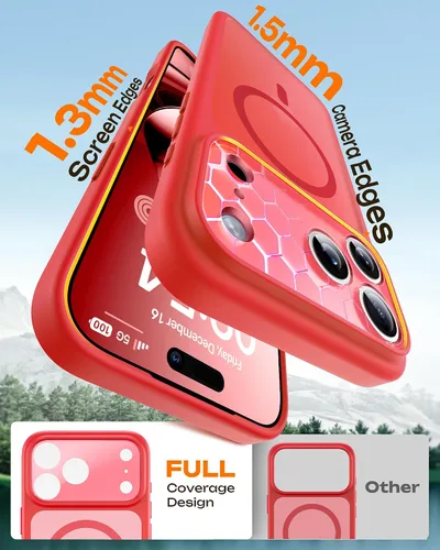 Vista 236 de TOCOL Funda para iPhone 11, compatible con Magsafe, protección completa de cámara, imanes integrados, protección contra caídas, funda translúcida