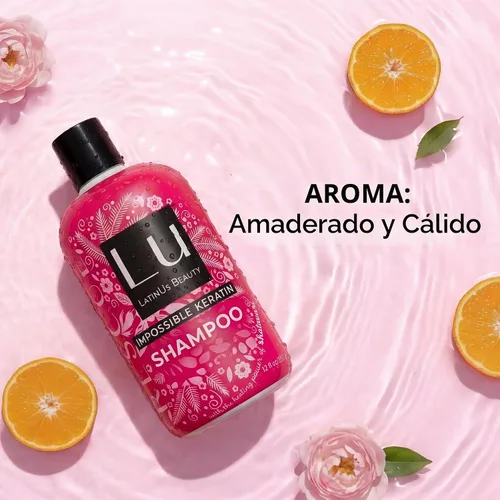 Vista 7 de LatinUs Beauty, RESCUE Impossible Keratin, Dúo para el Cuidado del Cabello: Shampoo + Acondicionador con Shatavari