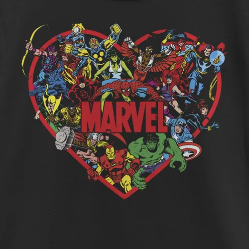 Vista 2 de Marvel Camiseta Hero Heart para niña