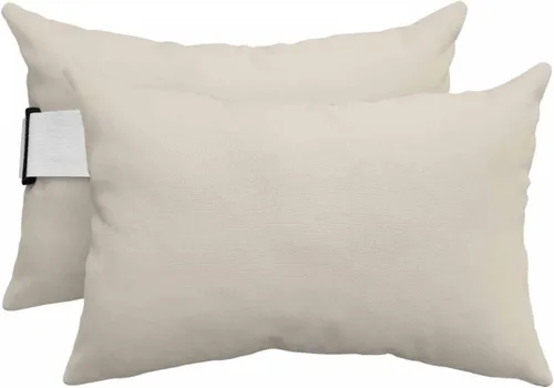Vista 22 de Almohada para silla de playa para exteriores, color azul, para tumbona, almohada reclinable impermeable con banda elástica e insertos de almohada